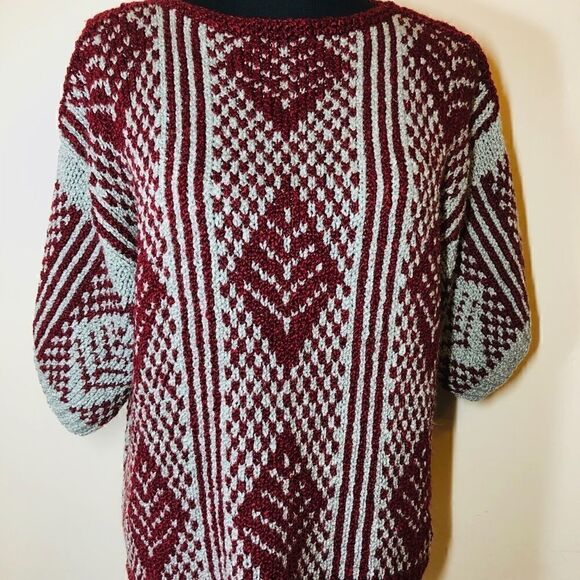 Womens Vintage Chunky HandMade Thick Knit Sweater - Picture 2 of 8